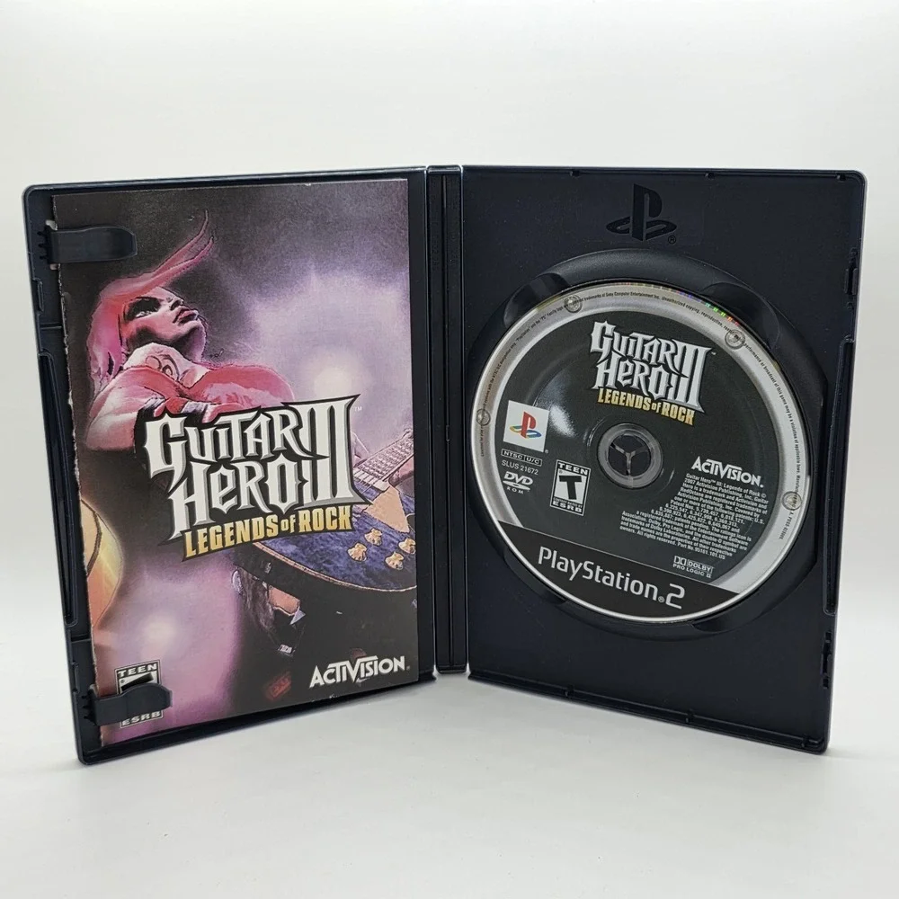 Guitar Hero 3 III Legends of Rock PS2 CIB with Manual PlayStation 2 Complete‎